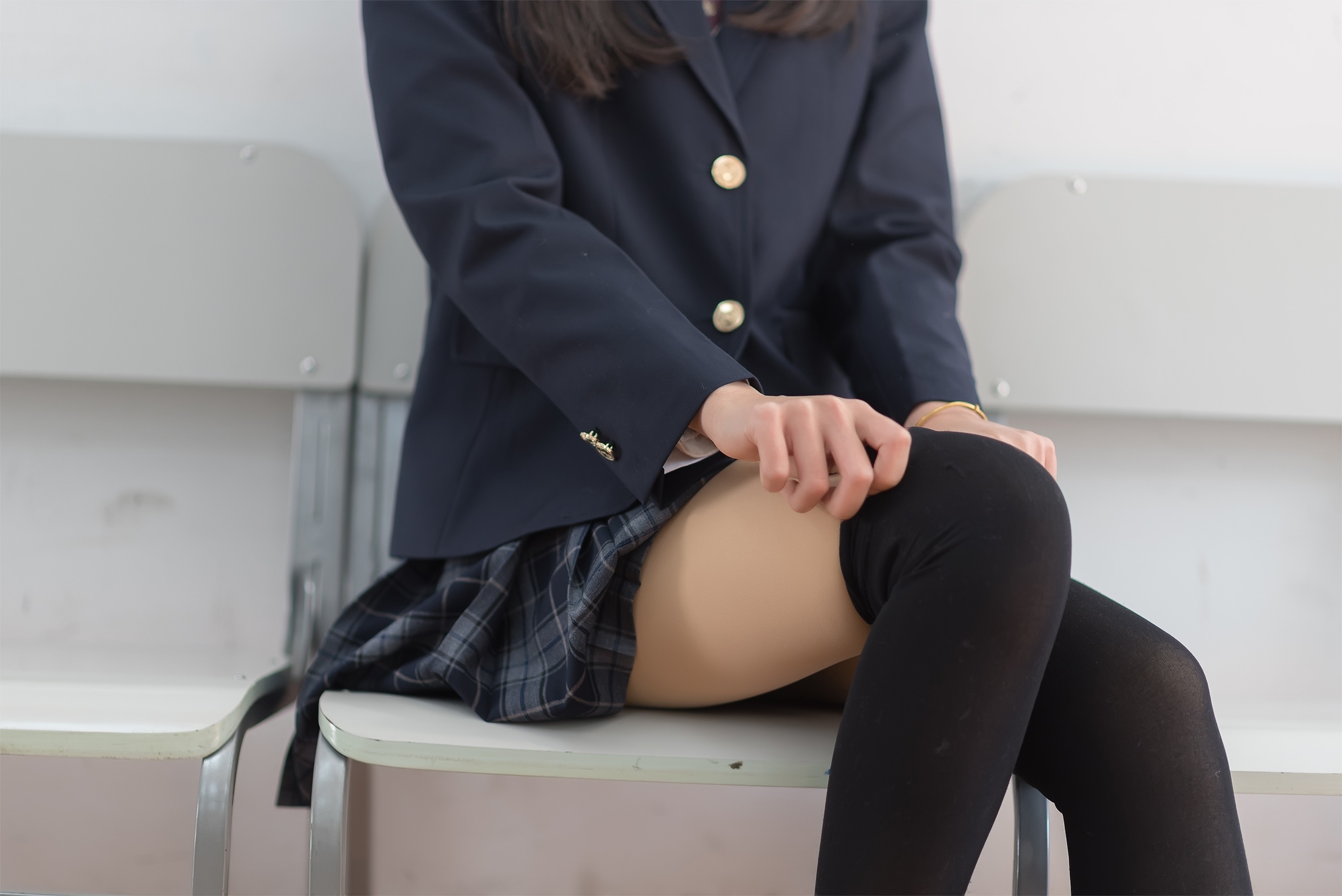 图片[1]-风之领域 – NO.016 日系黑丝校园风 [39P]-XikXak